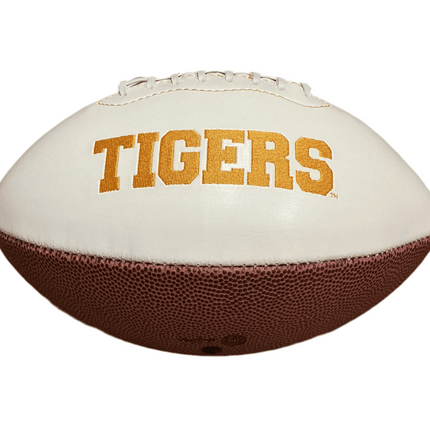 Missouri Tigers Rawlings Jarden Sports NCAA Signature Autograph White Panel Football - Deflated - GT - Wholesale.com