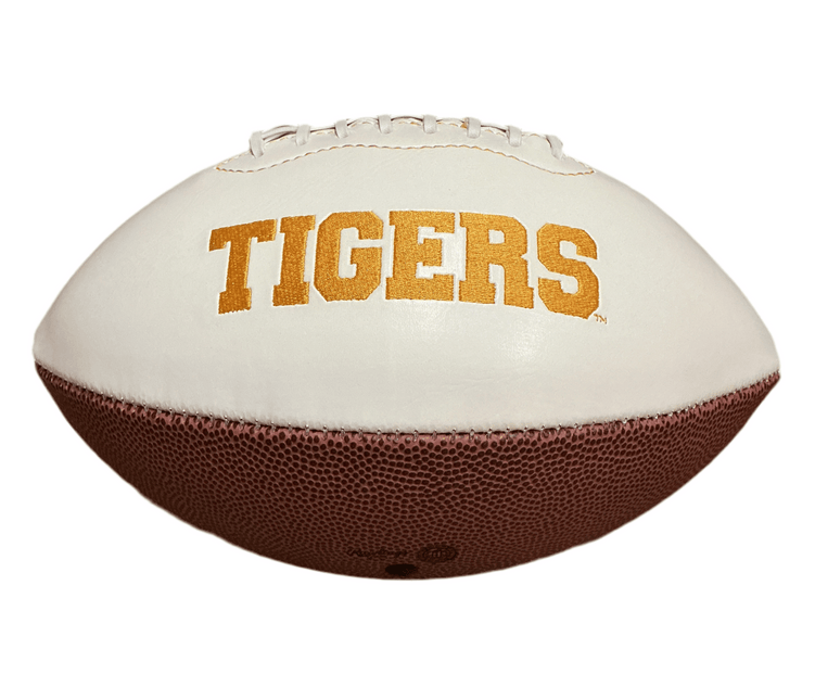 Missouri Tigers Rawlings Jarden Sports NCAA Signature Autograph White Panel Football - Deflated - GT - Wholesale.com