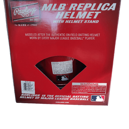 Los Angeles Angels Rawlings Full Size Authentic Left Handed Batting Helmet - Right Flap Regular - GT - Wholesale.com