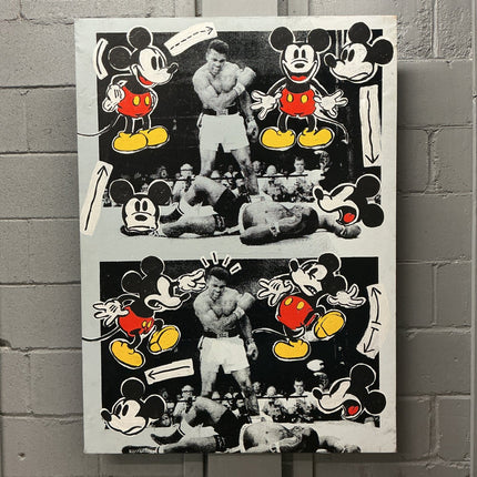 Muhammad Ali and Mickey Mouse Stango Painting - GT - Wholesale.com
