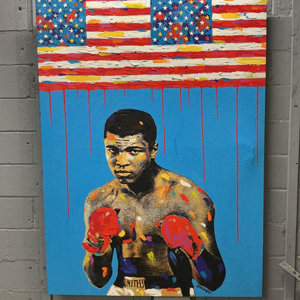 Muhammad Ali USA Stango Painting - GT - Wholesale.com