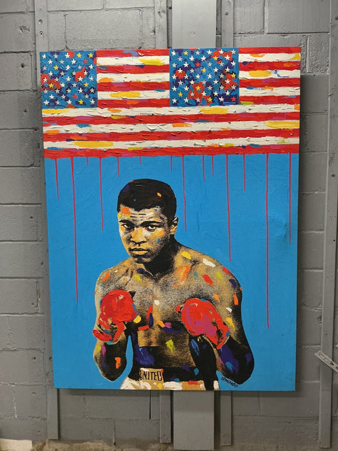 Muhammad Ali USA Stango Painting - GT - Wholesale.com