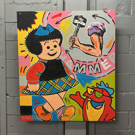 Nancy, Arm & Hammer, and Charlie The Tuna Stango Painting - GT - Wholesale.com
