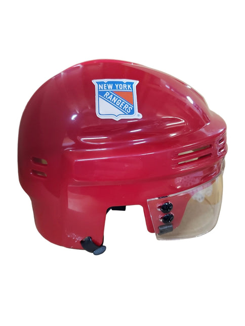 New York Rangers 1978 - 1998 T/B SportStar NHL Hockey Player Mini Helmet - Red - GT - Wholesale.com