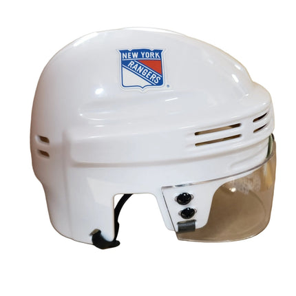 New York Rangers 1978 - 1998 T/B SportStar NHL Hockey Player Mini Helmet - White - GT - Wholesale.com