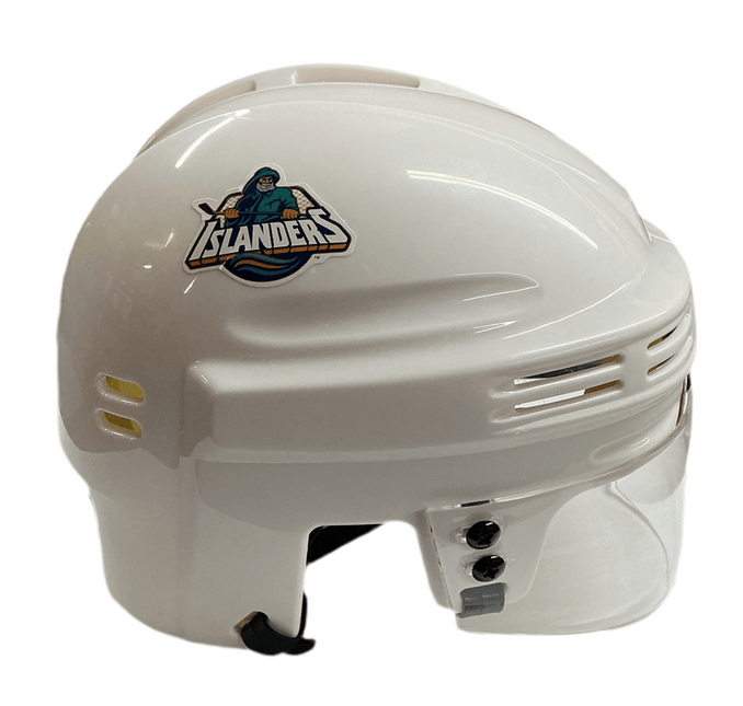 New York Islanders T/B SportStar NHL Hockey Player Mini Helmet - White - GT - Wholesale.com