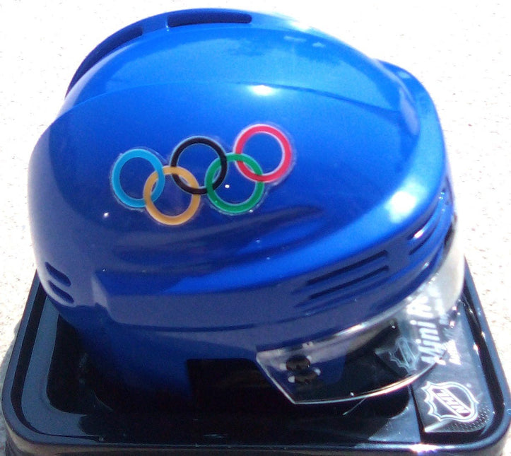 Olympics Hockey Logo SportStar Official Player Mini Helmet - Royal Blue