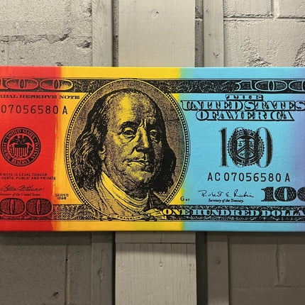 One Hundred Dollar Bill Stango Painting - GT - Wholesale.com