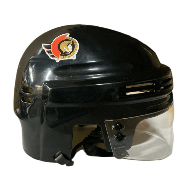 Ottawa Senators T/B SportStar NHL Hockey Player Mini Helmet - Black - GT - Wholesale.com