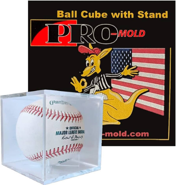 Baseball Square Cube UV Protected Display Case