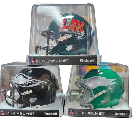 Philadelphia Eagles Mini Bundle Super Bowl 59 Champ, ALT 23 Kelly Green, ALT 22 Black - GT - Wholesale.com