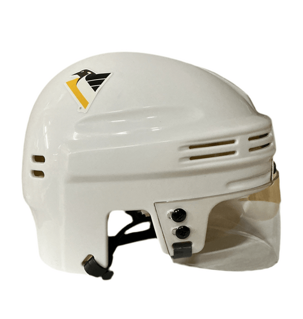 Pittsburgh Penguins T/B SportStar NHL Hockey Player Mini Helmet - White - GT - Wholesale.com