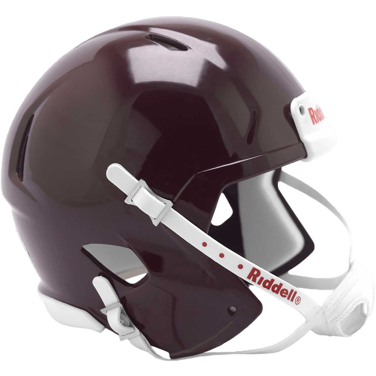blank football helmet real Blank Maroon Riddell Speed Customizable Football Mini Helmet Shell