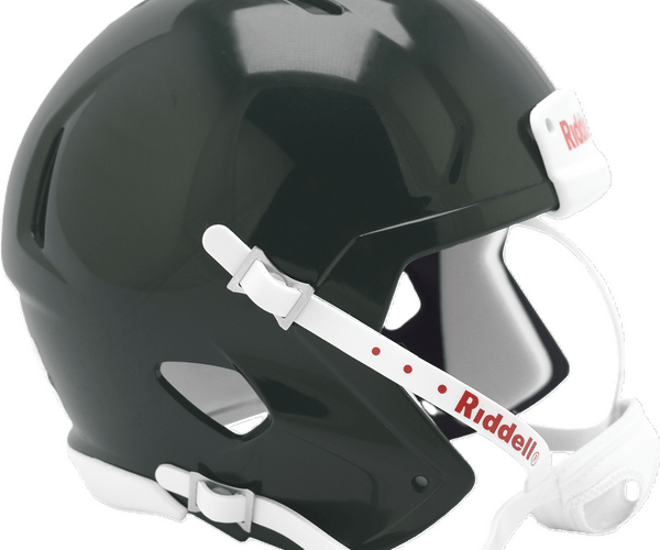 black football helmet 10 Blank Dark Green Riddell Speed Customizable Football Mini Helmet Shell – GT-Wholesale.com