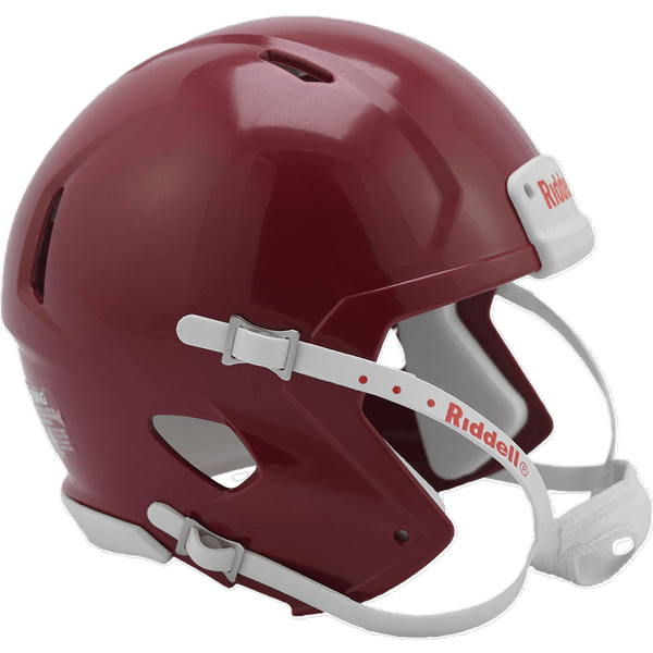 Blank Cardinal Riddell Speed Customizable Football Mini Helmet Shell –