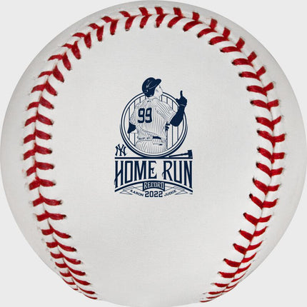 MLB Aaron Judge AL Home Run Record Commemorative Rawlings Baseball In Cube