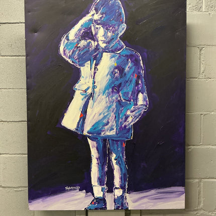 Saluting Child Stango Painting - GT - Wholesale.com