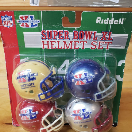 Riddell Super Bowl XL Helmet Set - GT - Wholesale.com