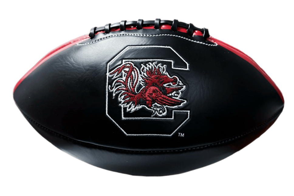 South Carolina Gamecocks Rawlings Jarden Sports NCAA Signature Autograph Black Panel Football - Deflated