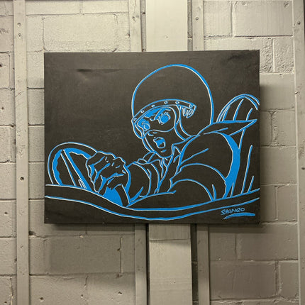 Speed Racer Black Stango Painting - GT - Wholesale.com