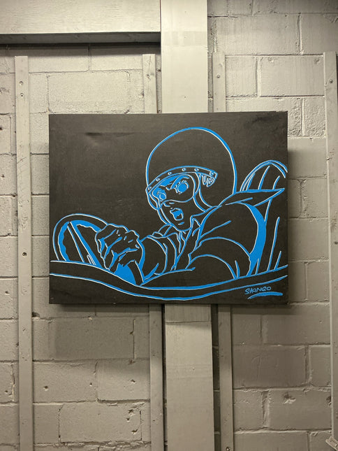 Speed Racer Black Stango Painting - GT - Wholesale.com