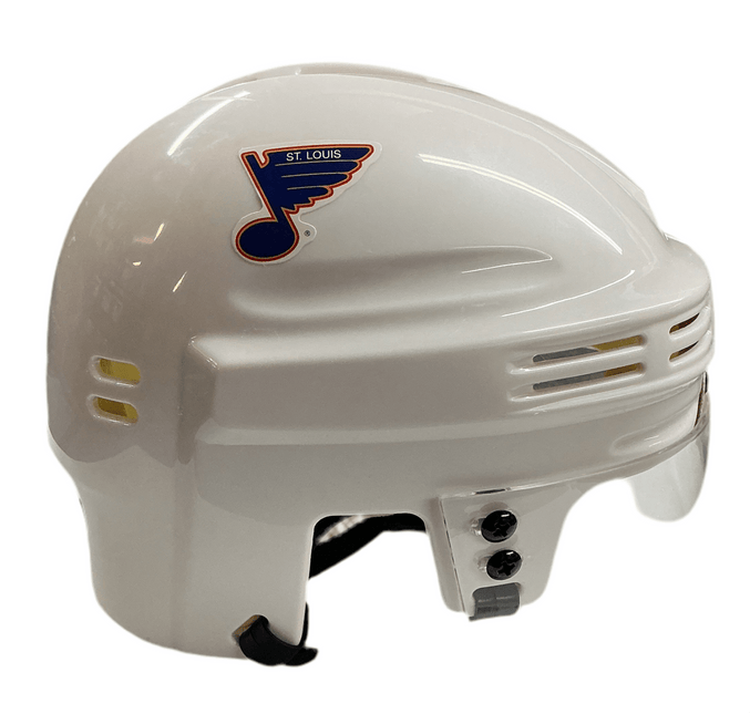 St. Louis Blues T/B SportStar NHL Hockey Player Mini Helmet - White - GT - Wholesale.com