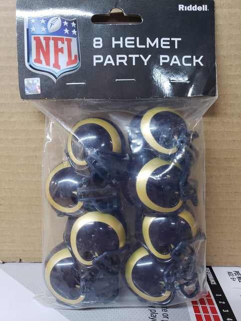 St. Louis Rams 8 Helmet Party Pack NFL Football - GT - Wholesale.com