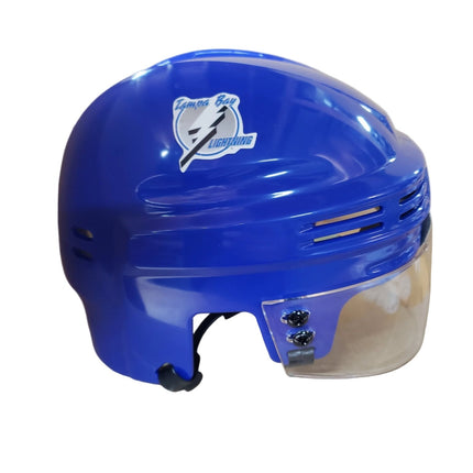 Tampa Bay Lightning T/B SportStar NHL Hockey Player Mini Helmet - Royal - GT - Wholesale.com