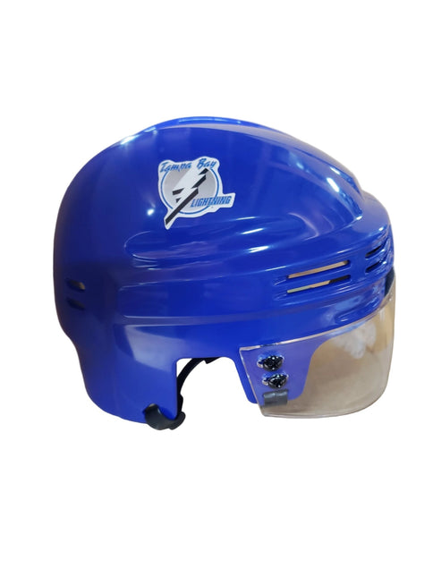 Tampa Bay Lightning T/B SportStar NHL Hockey Player Mini Helmet - Royal - GT - Wholesale.com