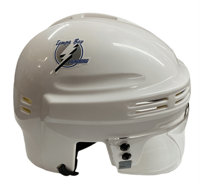 Tampa Bay Lightning T/B SportStar NHL Hockey Player Mini Helmet - White - GT - Wholesale.com