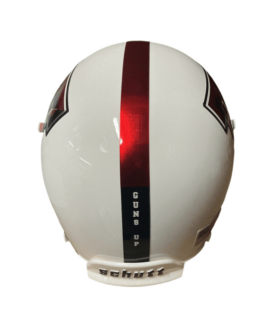 Texas Tech Red Raiders White Schutt NCAA College Football Authentic Mini Helmet - GT - Wholesale.com