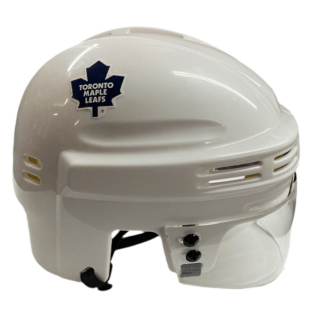 Toronto Maple Leafs T/B SportStar NHL Hockey Player Mini Helmet - White - GT - Wholesale.com
