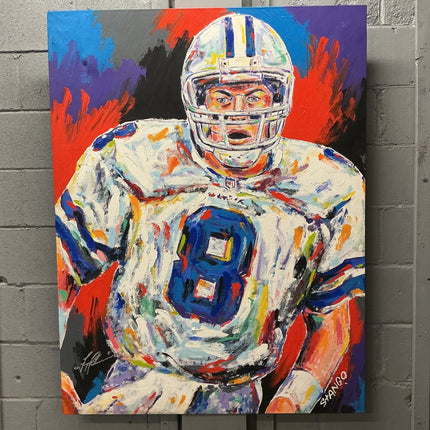 Troy Aikman Autographed Stango Painting - GT - Wholesale.com