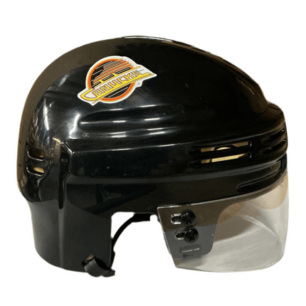 Vancouver Canucks T/B SportStar NHL Hockey Player Mini Helmet - Black - GT - Wholesale.com