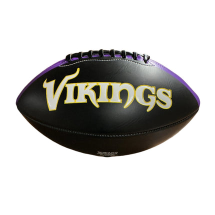 Minnesota Vikings Rawlings Jarden Sports NFL Team Signature Autograph Black Panel Football - GT - Wholesale.com