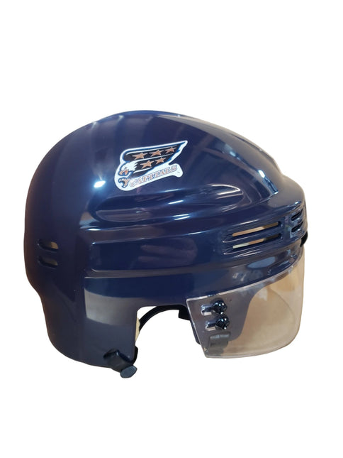 Washington Capitals T/B SportStar NHL Hockey Player Mini Helmet - Navy - GT - Wholesale.com