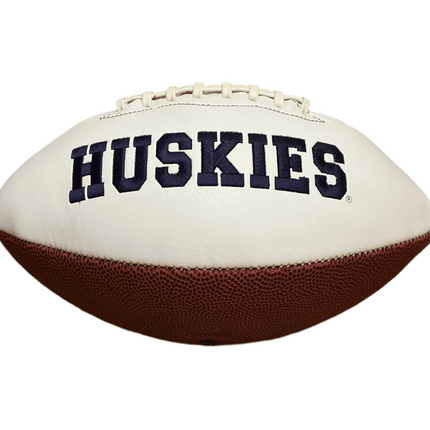 Washington Huskies Rawlings Jarden Sports NCAA Signature Autograph White Panel Football - Deflated - GT - Wholesale.com