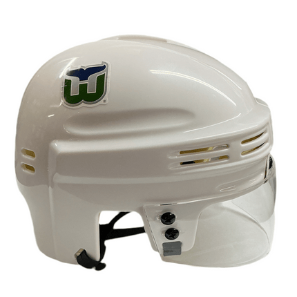 Hartford Whalers T/B SportStar NHL Hockey Player Mini Helmet - White - GT - Wholesale.com