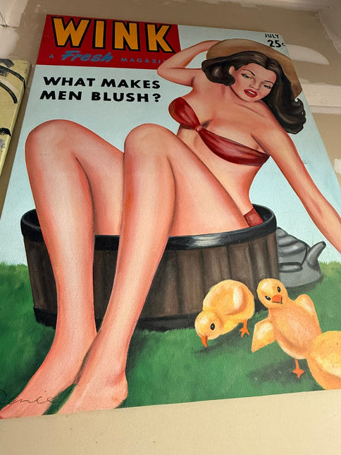 WINK A Fresh Magazine Stango Painting 51 in x 37 3/4 in x 1 in. - GT - Wholesale.com