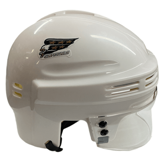 Washington Capitals T/B SportStar NHL Hockey Player Mini Helmet - White - GT - Wholesale.com