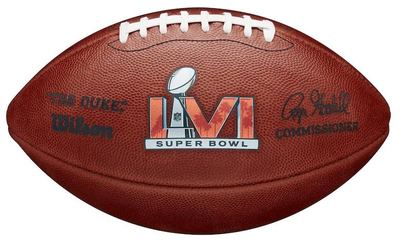 Super Bowl 56 LVI Wilson Official NFL Authentic Game Ball Los Angeles Rams vs Cincinnati Bengals