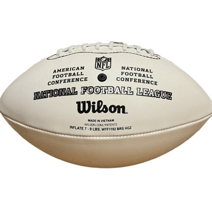 Wilson “The Duke” Silver Logo Replica NFL Official Size Game Football - GT - Wholesale.com