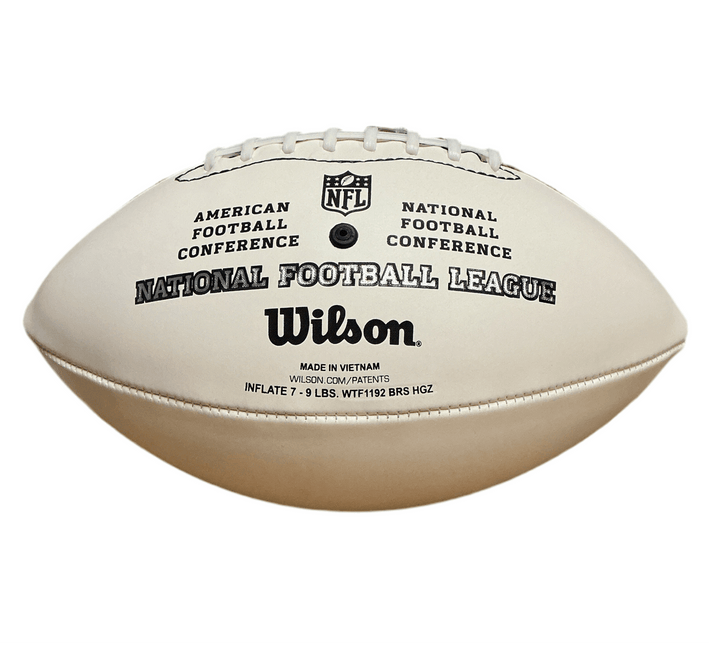 Wilson “The Duke” Silver Logo Replica NFL Official Size Game Football - GT - Wholesale.com