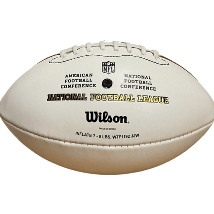 Wilson “The Duke” Gold Logo Replica NFL Official Size Game Football - GT - Wholesale.com