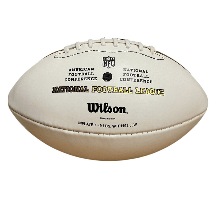Wilson “The Duke” Gold Logo Replica NFL Official Size Game Football - GT - Wholesale.com
