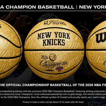 2026 Limited-Edition NBA Champion Basketball New York Knicks PRE-ORDER - GT-Wholesale.com